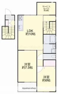 MAISON DE YASUGI【2階】の間取り