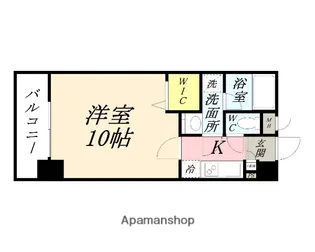 FRIEND COURT 岡山医大東【10階】の間取り