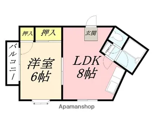 グリンベルⅡ【301号室】の間取り