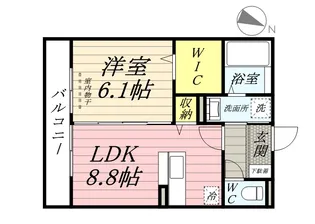 イヴェール【3階】の間取り