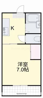 メゾンミヤモト【3階】の間取り