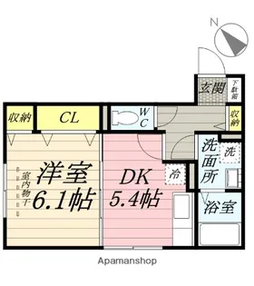 プレスト【103号室】の間取り