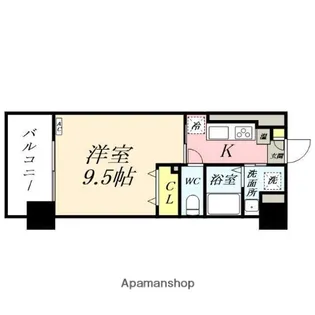 福富GRADEマンション【5階】の間取り