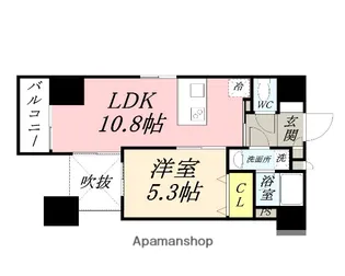 エスコパークヒルズ問屋町【5階】の間取り