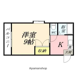 リトルハイム青江Ⅱ【1階】の間取り