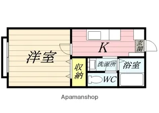 1Kの間取り画像