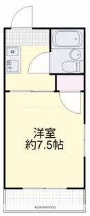 プレアール東古松【4階】の間取り