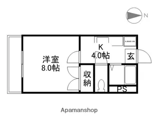 あすなろ94【1階】の間取り