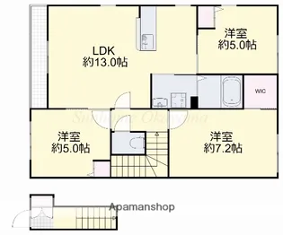 アーバンヒルズA【2階】の間取り