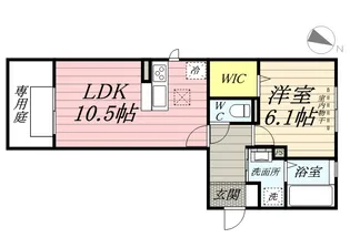 ガーデン五反田【1階】の間取り