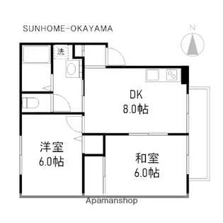 ラフォーレG−1【1階】の間取り