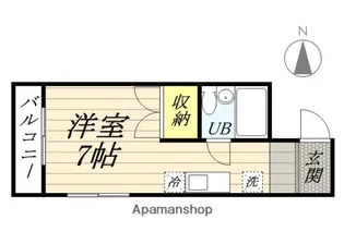 プレアール岡山医大東Ⅱ【502号室】の間取り