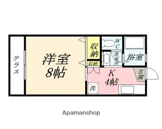 アブニールつしまB棟【2階】の間取り