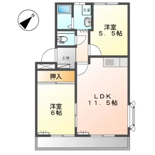 プロヴァンスB【1階】の間取り