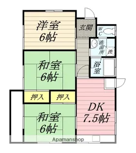 岡山県岡山市南区福富西3丁目【一戸建】の間取り