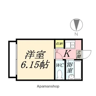 ヴェリタスB【111号室】の間取り
