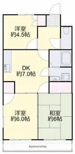 メゾン西ウイング【3階】の間取り