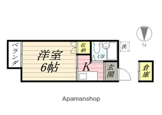 高山コーポ2 F【201号室】の間取り
