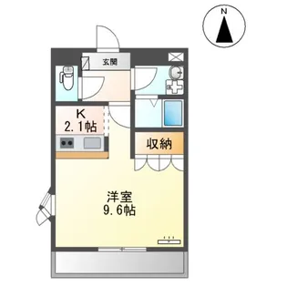 ネオ・ソレイユ【2階】の間取り