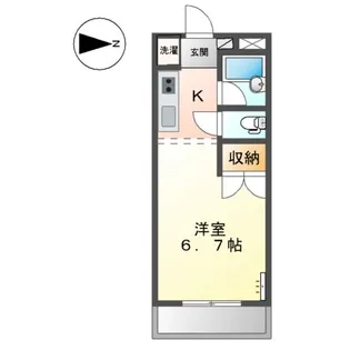 セレニテ東山【00103号室】の間取り