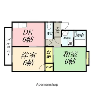 ウインズ下中野A【2階】の間取り