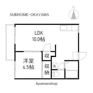 さくらハイツ【103号室】の間取り