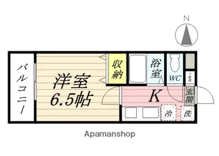 ウェーブレジデンス中仙道A棟【3階】の間取り