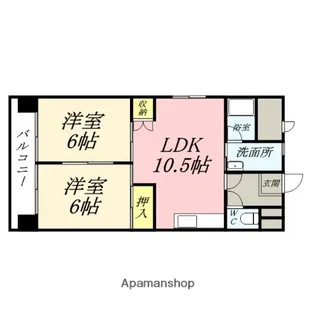 栄光ビル【5階】の間取り