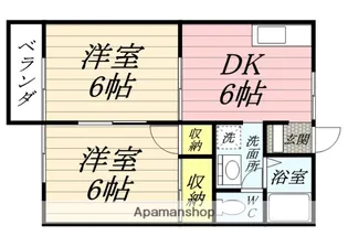 ドミール大安寺【2階】の間取り