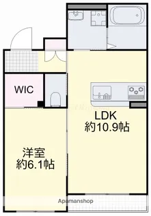 CHALEUR新保【302号室】の間取り