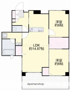 アーバンパレス田町【9階】の間取り