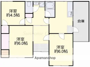 岡山県岡山市南区藤田【一戸建】の間取り