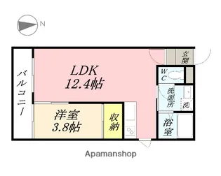 グレーシア【1階】の間取り