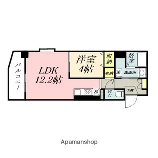 アネシスデュオ【4階】の間取り