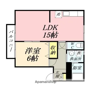 ヴィラフローレルA棟【1階】の間取り
