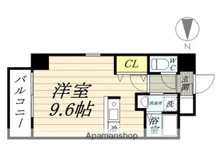 ウイング21中山下Ⅱ【9階】の間取り