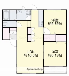 カーサ・ボーナ【2階】の間取り