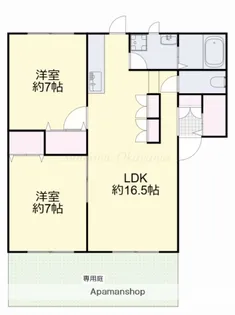 カーサ・ボーナ【1階】の間取り