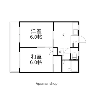 石堂マンション【302号室】の間取り