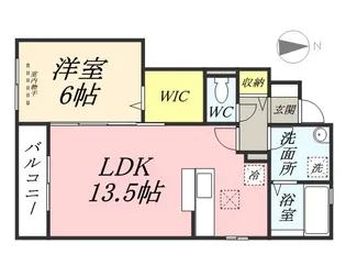 ルラシオン A棟【1階】の間取り