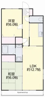 カームネスK【2階】の間取り