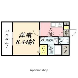 WISTERIA【3階】の間取り