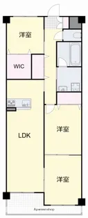 ベンビレッジ平田【502号室】の間取り