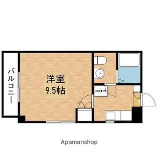 サニーフラッツ【4階】の間取り