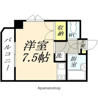 ダイアパレス京町Ⅱ【2階】の間取り