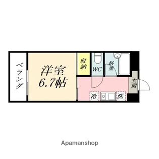 K’SB大供【4階】の間取り