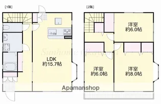 岡山県岡山市南区新保【一戸建】の間取り
