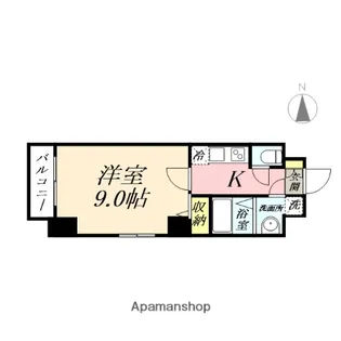 ピアスマート医大東【6階】の間取り