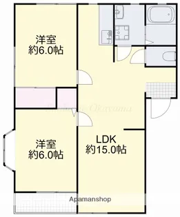 シティハウスクレミ C【2階】の間取り