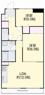 リアライズ円山【2階】の間取り